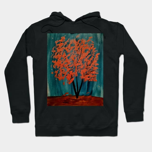 A single tree all alone even if it is broken is still able to grow Hoodie by kkartwork